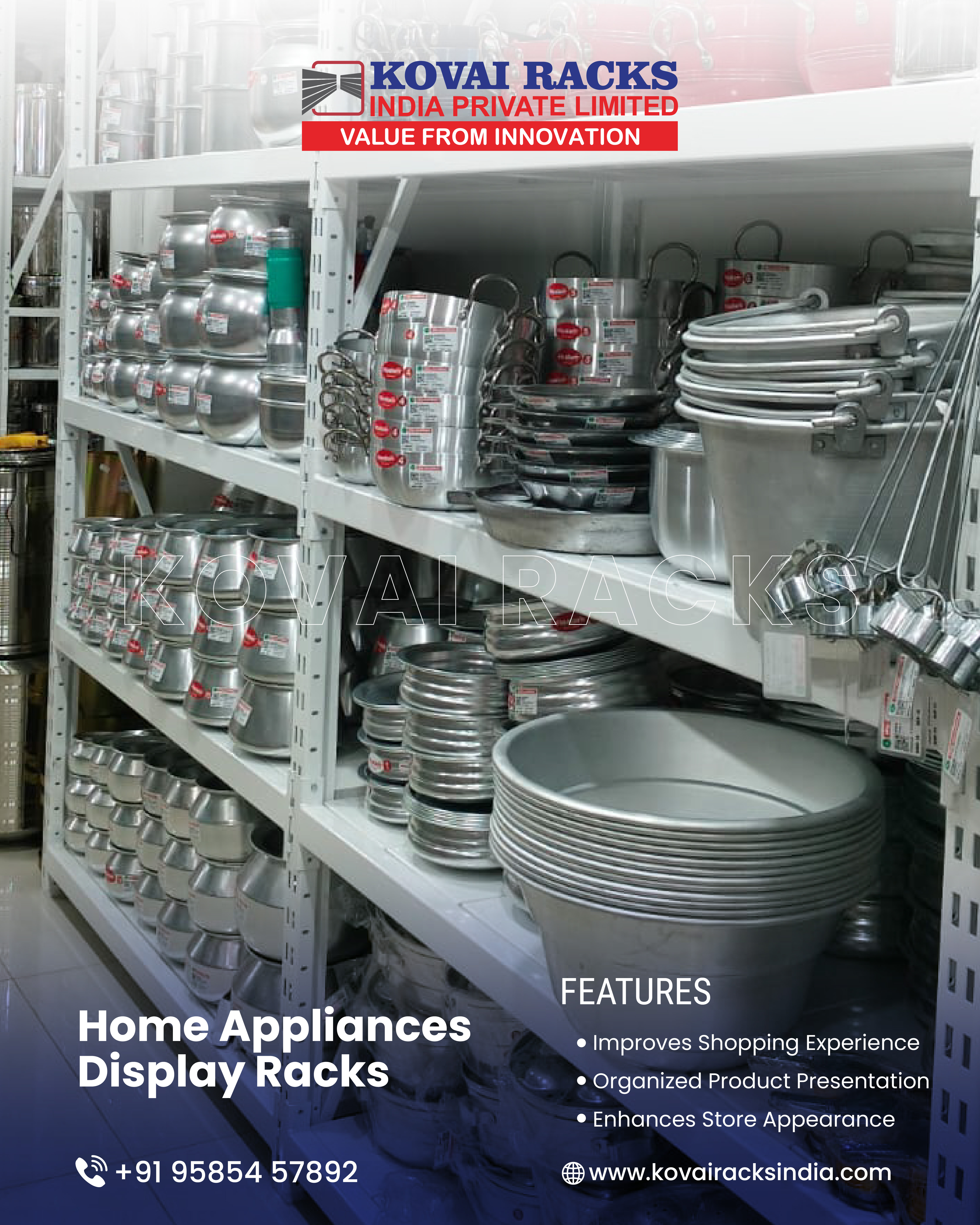 Kitchenware Storage Shelf Rack