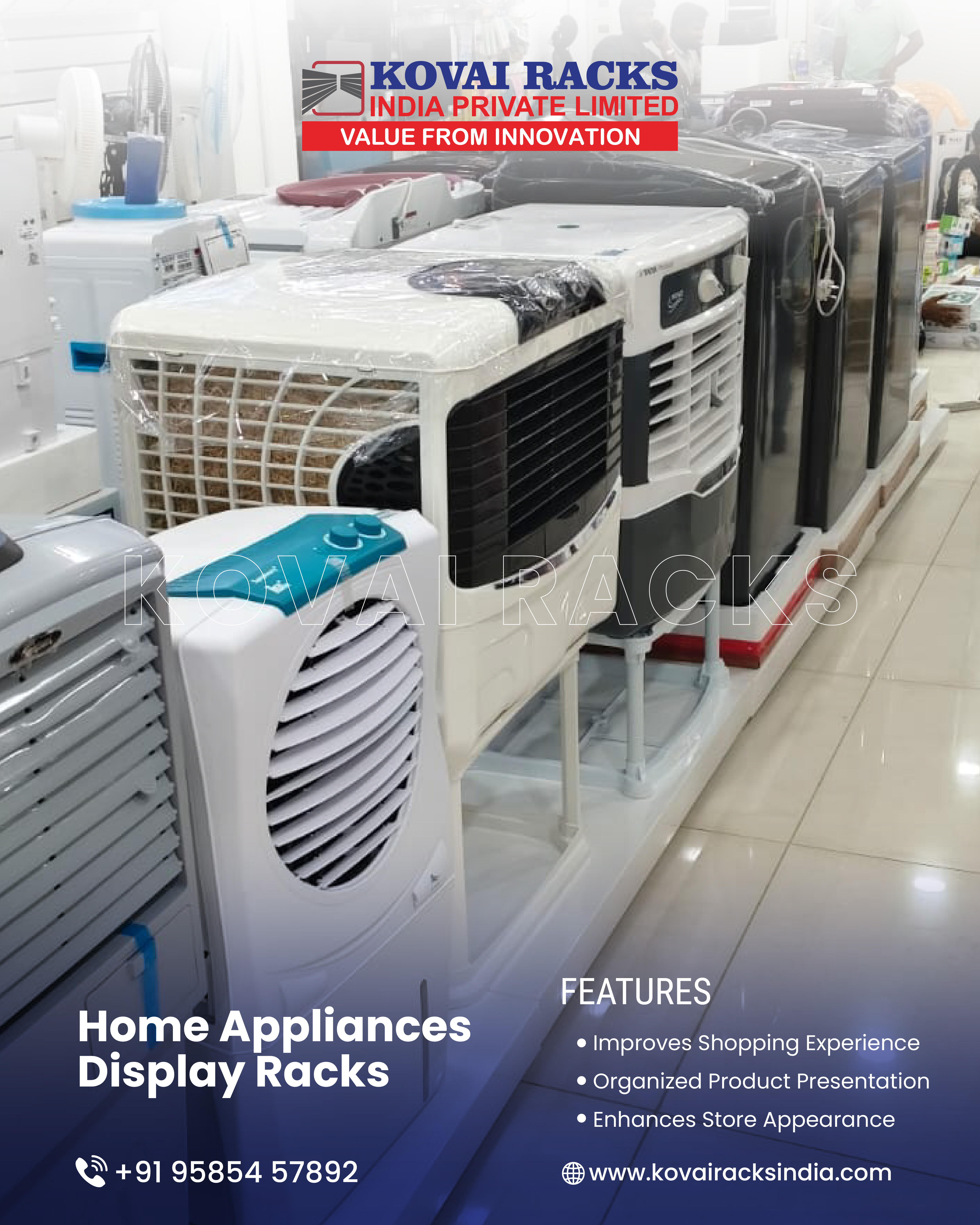 Air Cooler Display Rack