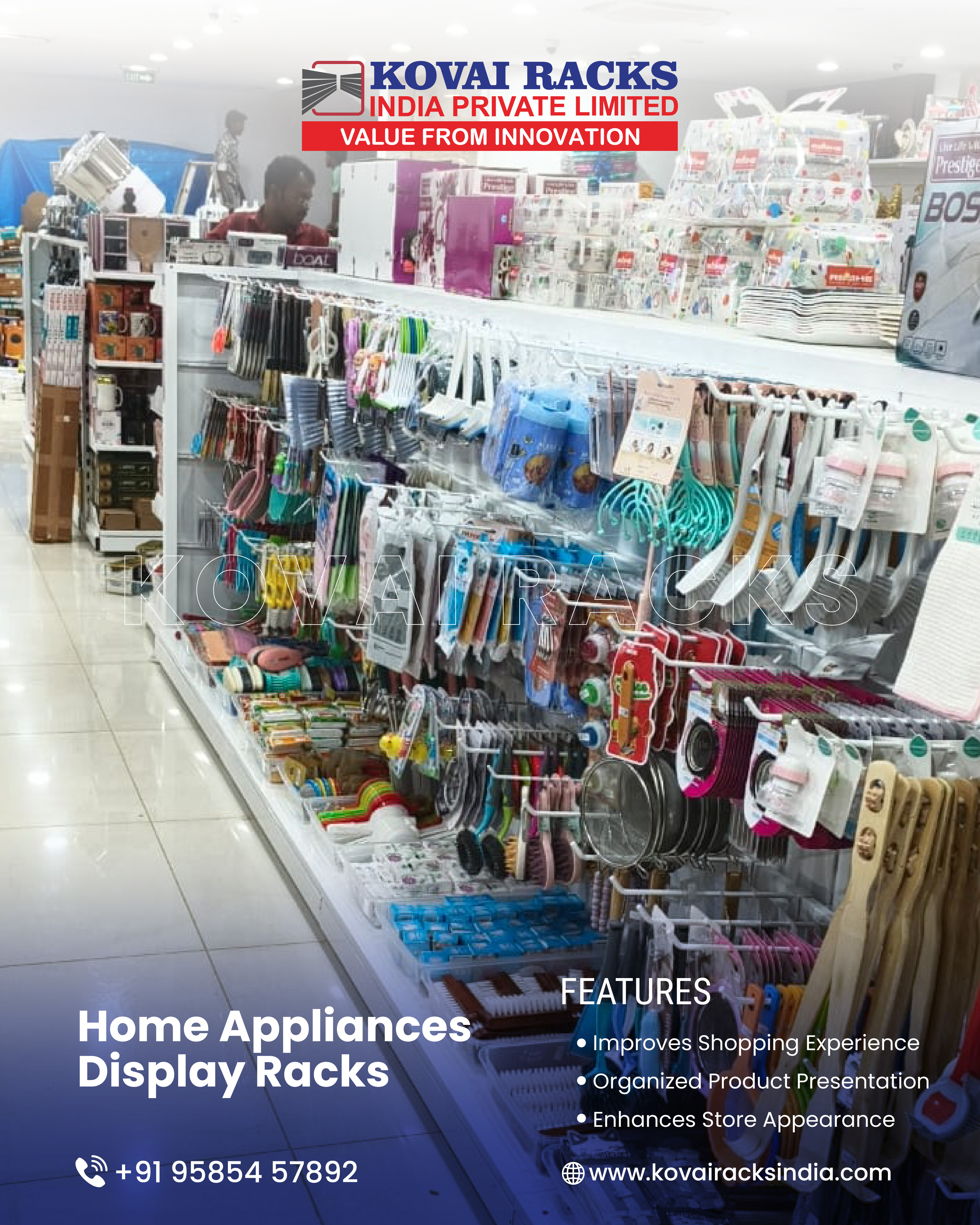 Household Accessories Display Rack