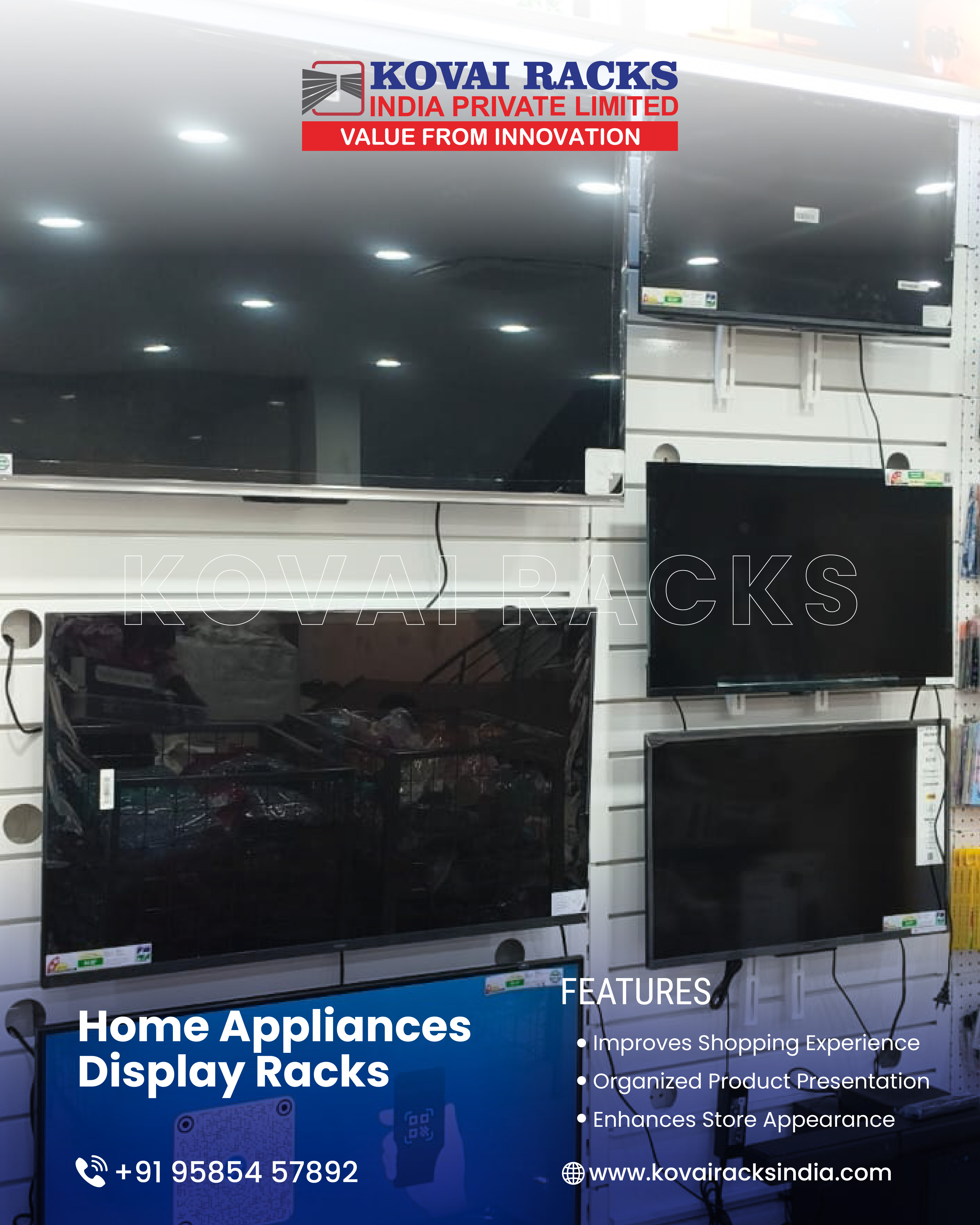 TV & Electronics Display Rack