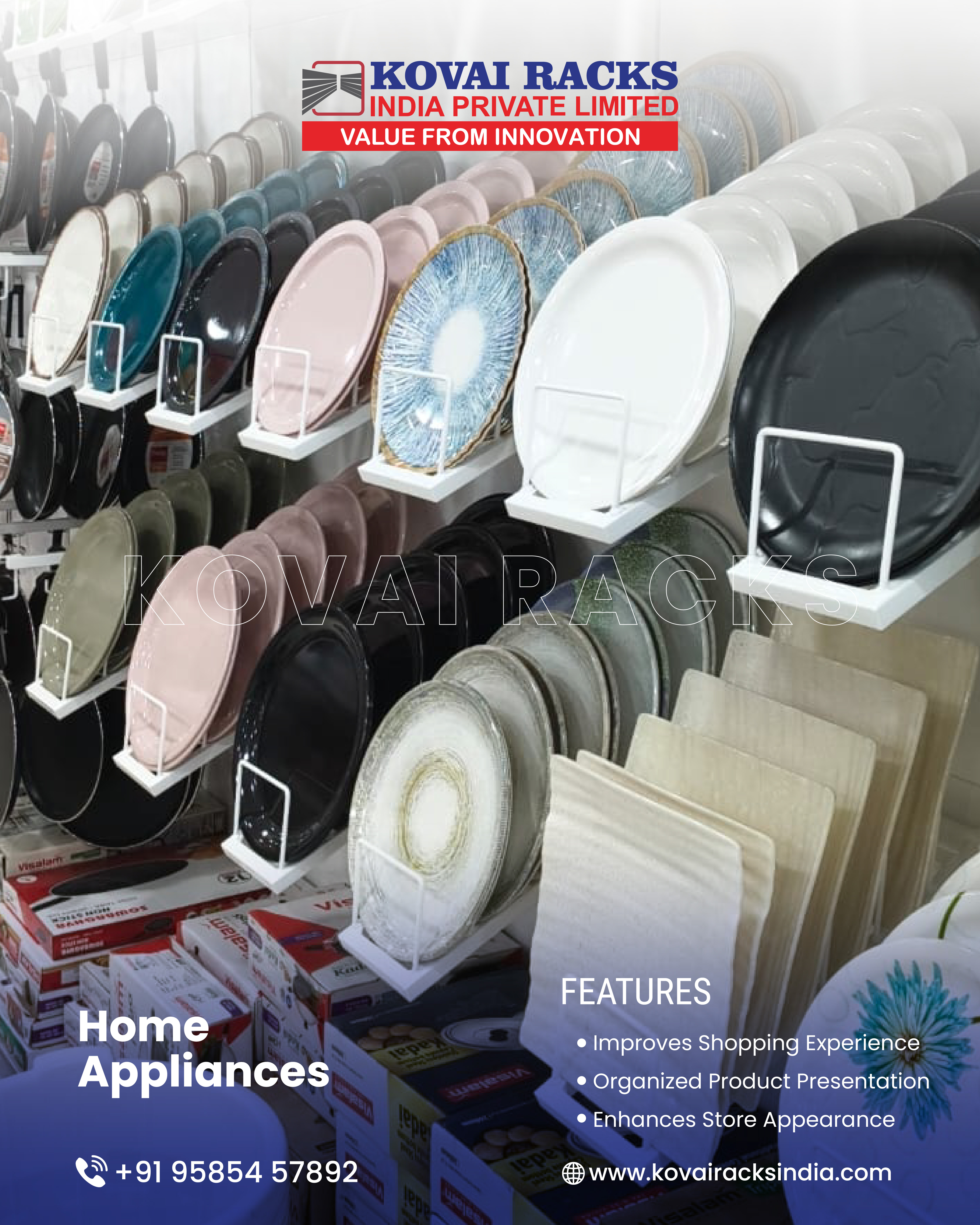 Crockery & Plate Display Rack